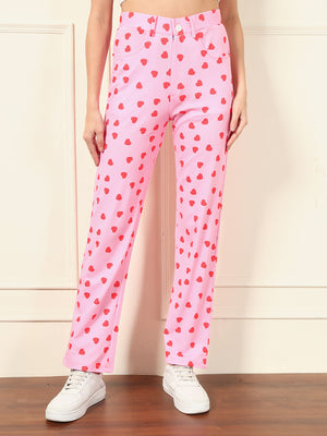 TANDUL  Women Regular Fit Multicolor Lycra Blend Trousers