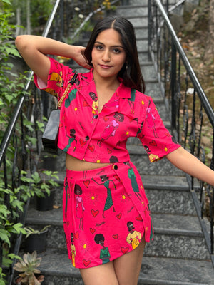 TANDUL Women Multicolor Printed Co-ord Set