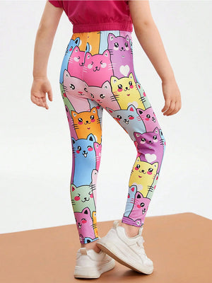 TANDUL  Legging For Girls  (Multicolor Pack of 1)