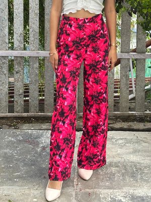 TANDUL  Women Pink Floral Printed Trouser