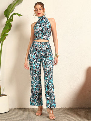 TANDUL Women Stunning Animal Printed Co-ord Set