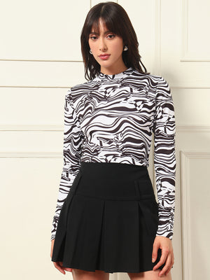 TANDUL Casual Regular Sleeves Printed Women Multicolor Top