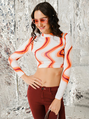 TANDUL  Casual Regular Sleeves Printed Women Multicolor Top