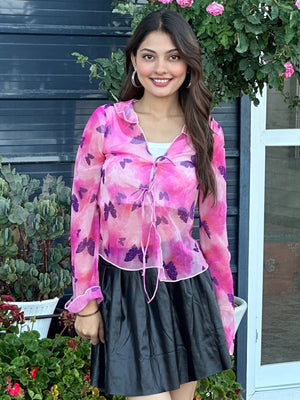 TANDUL  Casual Regular Sleeves Printed Women Multicolor Top