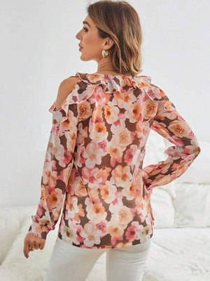 TANDUL  Casual Regular Sleeves Printed Women Multicolor Top