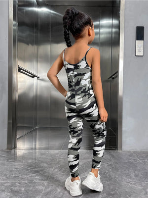 TANDUL  Dungaree For Girls Casual Printed Polyester  (Multicolor, Pack of 1)