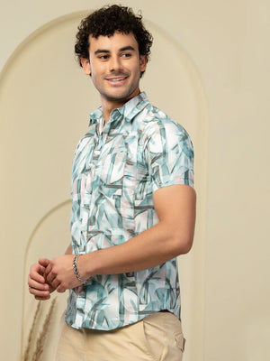 TANDUL Men Printed Casual Multicolor Shirt