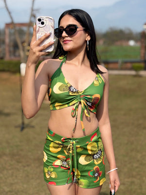 TANDUL Women Green Printed Co-ord Set