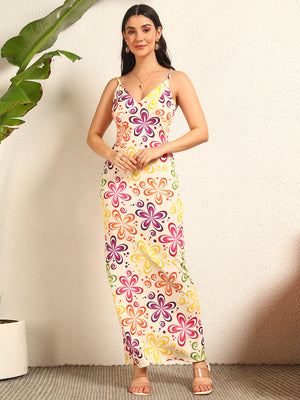 TANDUL Women Multicolor Floral Dress