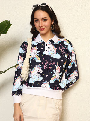 TANDUL Women Pretty Printed Sweatshirt
