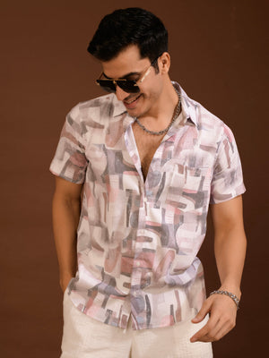 TANDUL  Men Regular Fit Printed Casual Shirt