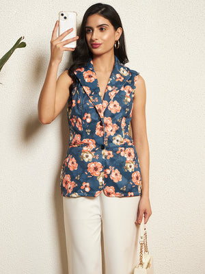 TANDUL Women Stunning Floral Printed Vest
