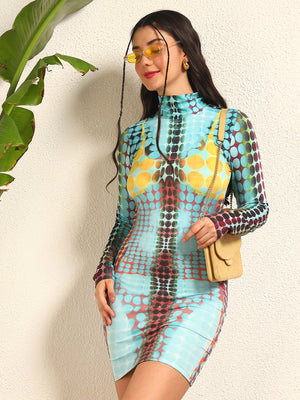 TANDUL Women Printed Bodycon Dress
