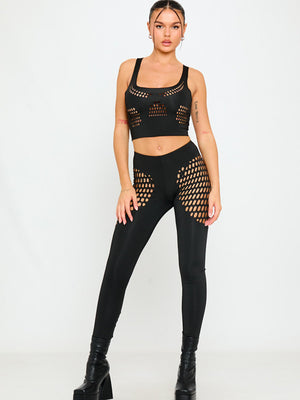 ELTIRE Women's Polyimide Two piece Body Stocking