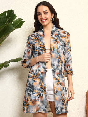 TANDUL Women Multicolor Georgette Shrug