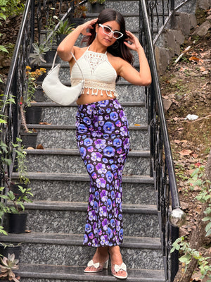 TANDUL Women Floral Printed Multicolor Maxi Skirt