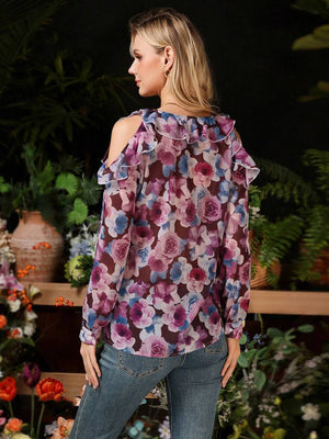 TANDUL  Casual Regular Sleeves Printed Women Multicolor Top