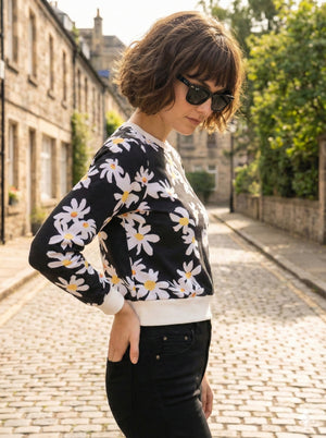 TANDUL Women Full Sleeve Printed Sweatshirt