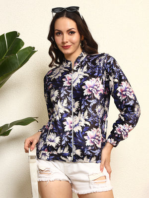 TANDUL  Women Floral Print Puffer Jacket