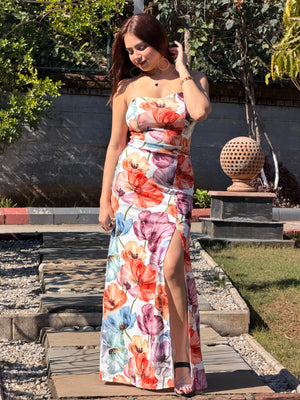 TANDUL Women Exquisite Floral Printed Dress