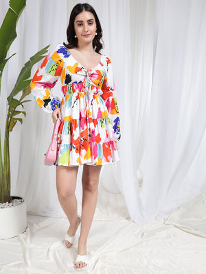 TANDUL Women Multicolor Flared Dress