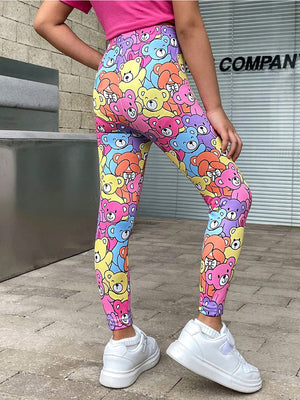 TANDUL  Legging For Girls  (Multicolor Pack of 1)