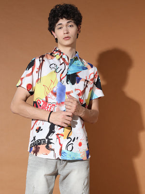 TANDUL  Men Regular Fit Printed Casual Shirt