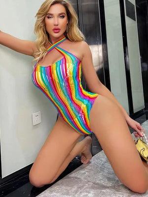 ELTIRE Multi Color One Piece Stocking Set