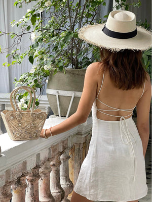 TANDUL  Women Bodycon White Dress