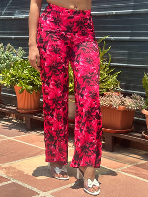 TANDUL  Women Pink Floral Printed Trouser