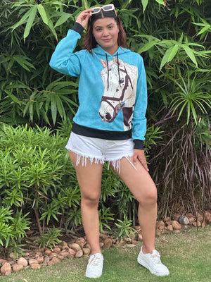 TANDUL Women Stunning Horse Printed Hoodie