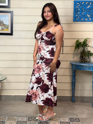TANDUL Women Floral Printed Long Dress