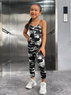 TANDUL  Dungaree For Girls Casual Printed Polyester  (Multicolor, Pack of 1)