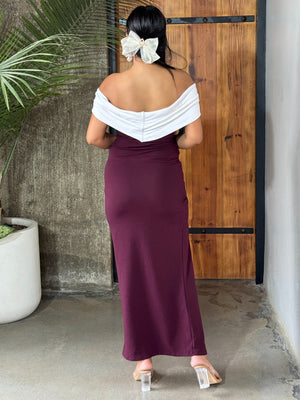 TANDUL Women Stunning Off-shoulder Dress