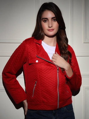 TANDUL  Women Solid Quilted Jacket