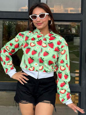 TANDUL Women Strawberry Printed Sweatshirt