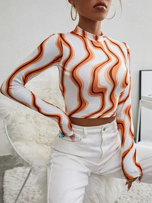 TANDUL  Casual Regular Sleeves Printed Women Multicolor Top
