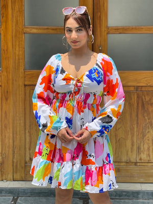 TANDUL Women Multicolor Flaired Dress