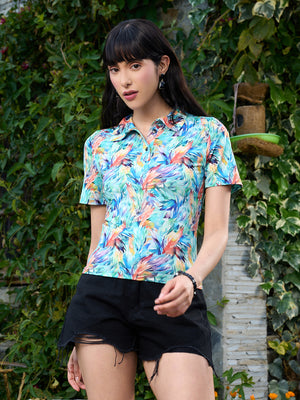 TANDUL Women Multicolor Printed T-shirt