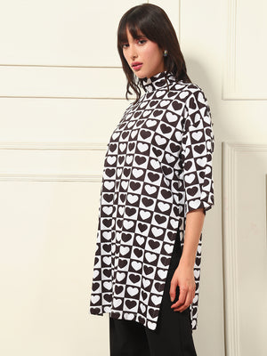 TANDUL Women Oversize Printed Tunic