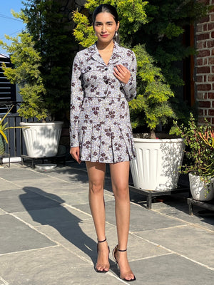 TANDUL Women Stunning Black and White Printed Co-ord Set