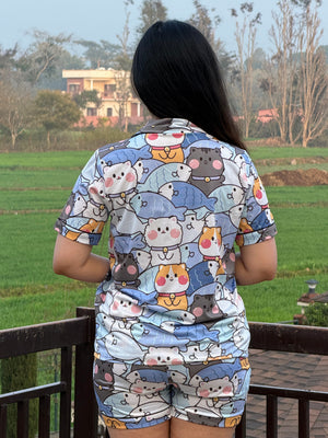 TANDUL Women Printed Comfy Nightsuit