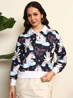 TANDUL Women Pretty Printed Sweatshirt
