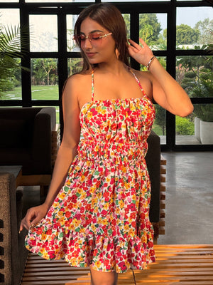 TANDUL Women Multicolor Floral Printed Dress