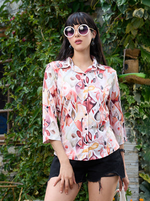 TANDUL Women Multicolor Printed Shirt