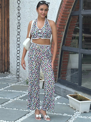 TANDUL Women Leopard Printed Co-ord Set