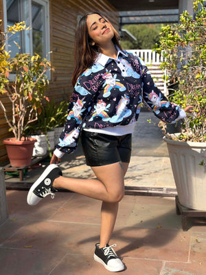 TANDUL Women Pretty Printed Sweatshirt