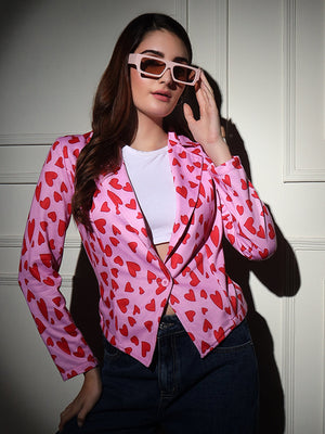 TANDUL  Polyester Printed Coat For Women