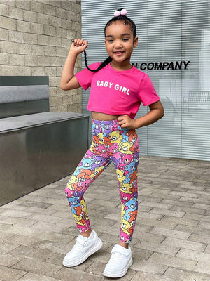 TANDUL  Legging For Girls  (Multicolor Pack of 1)
