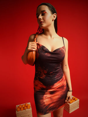 TANDUL  Women Bodycon Brown Dress
